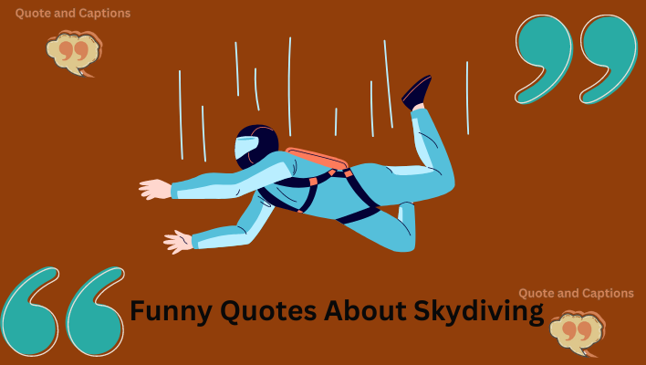 funny sky diving quotes