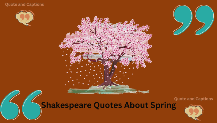 Shakespeare quotes about spring