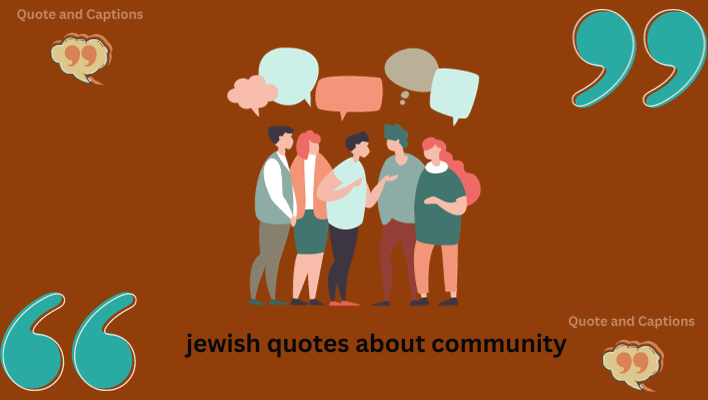 jewish quotes about community
