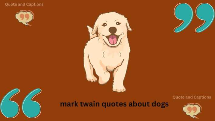 mark twain quotes about dogs