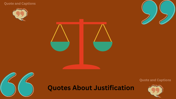 quotes about justification