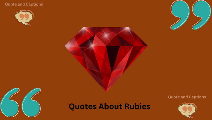 quotes about rubies